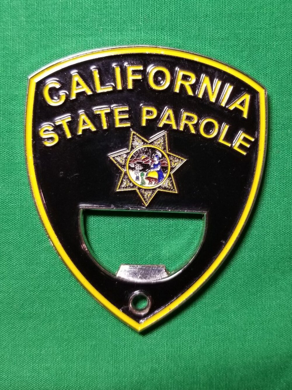 State Parole Agent California Challenge Bottle Opener DAPO Thin Blue Line CDCR